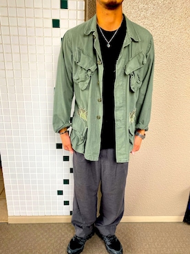 「ASICS（アシックス）のアイテム（スニーカー）」を使った、okbsmhkさん（メンズ・175cm）の秋コーディネート