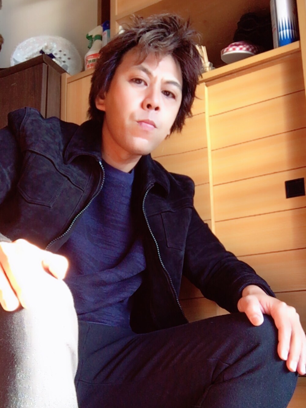 「Rags Mcgregor、SATURDAYS SURF NYC、西のつったん、秋のコーデ、スウェットパンツ、黒、おしゃれさんと繋がりたい」｜「RAGS McGREGOR のアイテム（その他アウター、ブラック系）」を使った、つったんさん（メンズ・183cm）の秋コーディネートの1枚目の写真