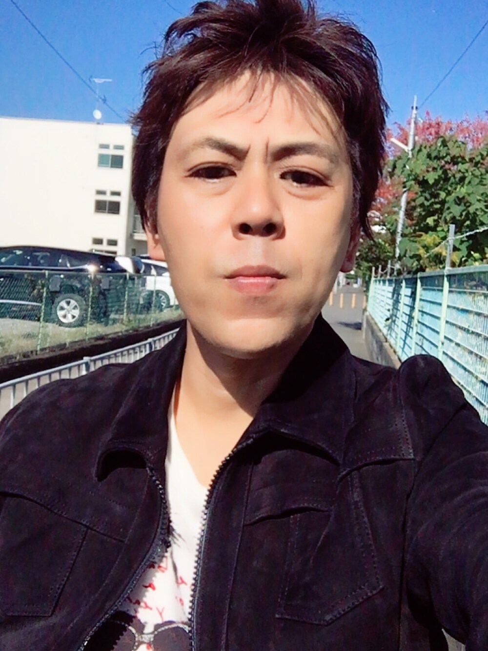 「Rags Mcgregor、Hysteric Glamour、秋のコーデ、西のつったん、おしゃれさんと繋がりたい、レザージャケット、大人コーデ」｜「RAGS McGREGOR のアイテム（その他アウター、ブラック系）」を使った、つったんさん（メンズ・183cm）の秋コーディネートの1枚目の写真