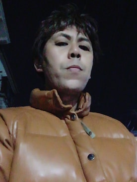 「Bape」｜「アイテム（ダウンジャケット/コート）」を使った、つったんさん（メンズ・183cm）の秋コーディネート