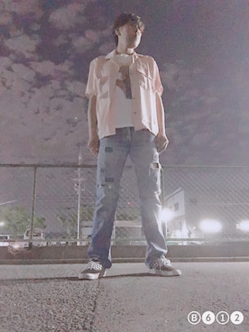 「YSTRDY's TMRRW（イエスタデイズトゥモロー）のアイテム（シャツ/ブラウス）」を使った、つったんさん（メンズ・183cm）の秋コーディネート
