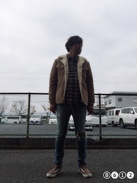 「キムタク」｜「アイテム（その他アウター）」を使った、つったんさん（メンズ・182cm）の秋コーディネート