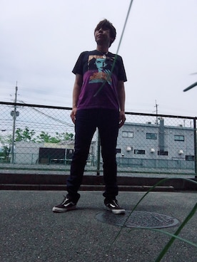 「minedenim」｜「アイテム（アクセサリー）」を使った、つったんさん（メンズ・182cm）の春コーディネート
