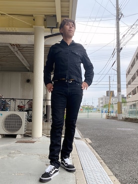 「MINEDENIM（マインデニム）のアイテム（ジャケット/アウター）」を使った、つったんさん（メンズ・182cm）の春コーディネート