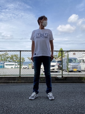 「M&M（エムアンドエム）のアイテム」を使った、つったんさん（メンズ・182cm）の秋コーディネート