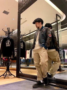 「ロッカーズ」｜ＭＩＮＥさん（メンズ・168cm）の冬コーディネート
