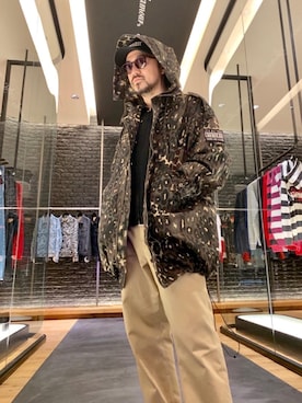 「アイテム（デニムジャケット）」を使った、ＭＩＮＥさん（メンズ・168cm）の秋コーディネート