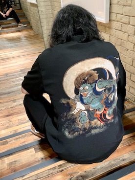 「風神雷神」｜ＭＩＮＥさん（メンズ・168cm）の春コーディネート