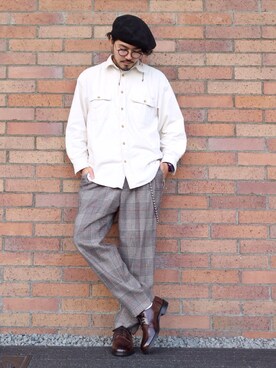 明賀健太さん（メンズ・178cm）の冬コーディネート