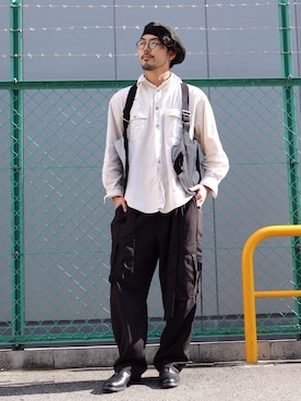 明賀健太さん（メンズ・178cm）の冬コーディネート