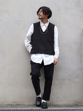 明賀健太さん(メンズ・178cm)の冬コーディネート