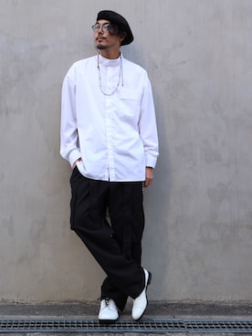 明賀健太さん（メンズ・178cm）の冬コーディネート