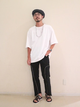 明賀健太さん（メンズ・178cm）の夏コーディネート