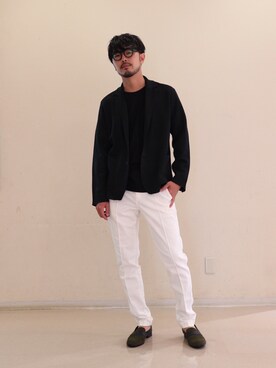 明賀健太さん（メンズ・178cm）の夏コーディネート