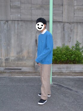 「フォロバ」｜「アイテム（スウェット）」を使った、たうさん（メンズ・167cm）の冬コーディネート