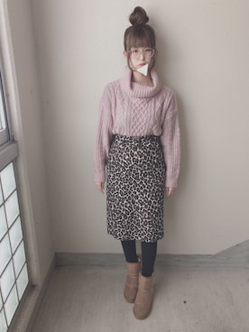 naono【相互】さん（レディース・160cm）の冬コーディネート