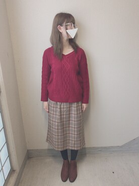 naono【相互】さん（レディース・160cm）の冬コーディネート