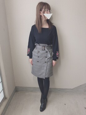 naono【相互】さん（レディース・160cm）の冬コーディネート