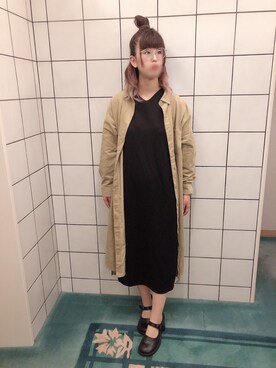 「GORGE（ゴージ）のアイテム（ワンピース/ドレス）」を使った、naono【相互】さん（レディース・160cm）の秋コーディネート