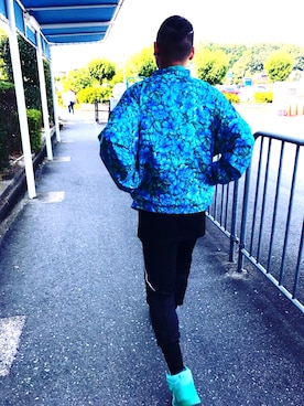 「MSGM（エムエスジーエム）のアイテム（タンクトップ）」を使った、Yukiさん（メンズ・175cm）の秋コーディネート