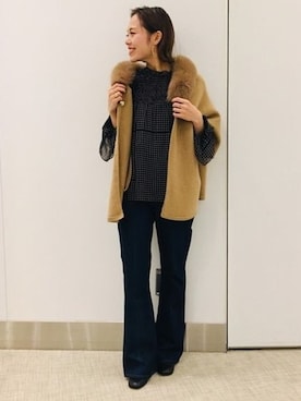 「Citizens of humanity（シチズンズオブヒューマニティー）のアイテム」を使った、sayuさん（レディース・156cm）の冬コーディネート