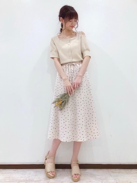 マジェスティックレゴン新宿ミロード店スタッフさん（レディース・165cm）の夏コーディネート