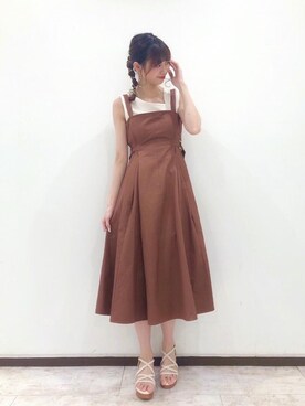 マジェスティックレゴン新宿ミロード店スタッフさん（レディース・165cm）の夏コーディネート