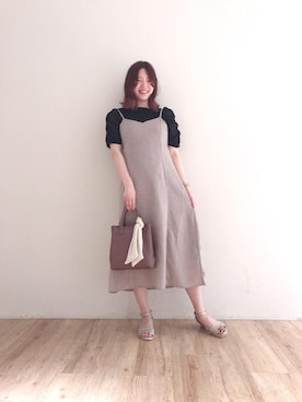 マジェスティックレゴン新宿ミロード店スタッフさん(レディース・169cm)の夏コーディネート
