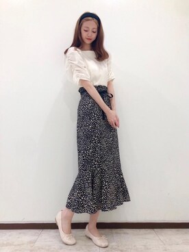 マジェスティックレゴン新宿ミロード店スタッフさん(レディース・165cm)の秋コーディネート