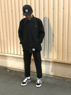 「FTC（エフティーシー）のアイテム（ジャケット/アウター）」を使った、保坂 巧さん（メンズ・175cm）の冬コーディネート