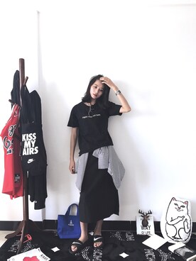 「THE PARK・ING GINZA（ザパーキングギンザ）のアイテム」を使った、lessさん（レディース・170cm）の冬コーディネート