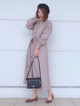 YU-HAさん（レディース・163cm）の秋コーディネート