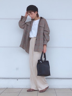 YU-HAさん（レディース・163cm）の秋コーディネート