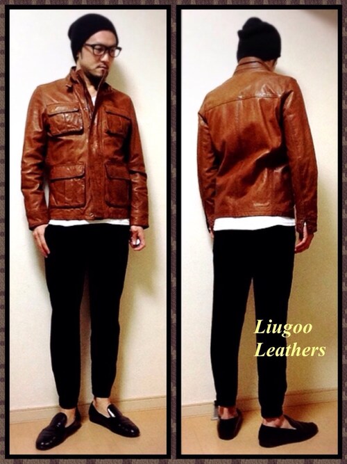 YUSUKE.N【LIUGOO】｜Liugoo Leathersのミリタリージャケットを使ったコーディネート - WEAR