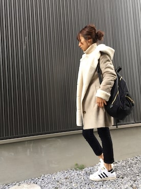 Haru☆さん（レディース・153cm）の冬コーディネート