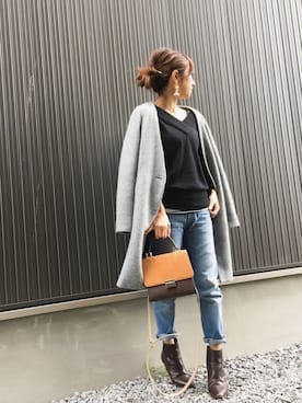 Haru☆さん（レディース・153cm）の冬コーディネート