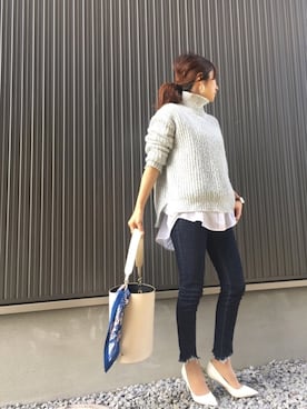 「公園コーデ」｜「アイテム（財布/小物）」を使った、Haru☆さん（レディース・153cm）の春コーディネート