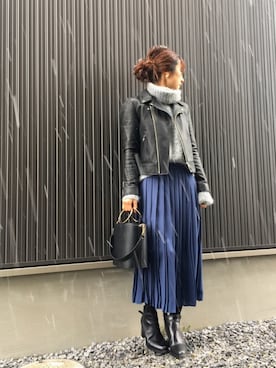 「Spick & Span（スピックアンドスパン）のアイテム（ジャケット/アウター）」を使った、Haru☆さん（レディース・153cm）の冬コーディネート
