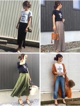 Haru☆さん（レディース・153cm）の秋コーディネート