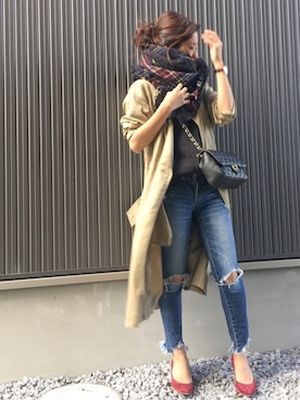 Haru☆さん（レディース・153cm）の秋コーディネート