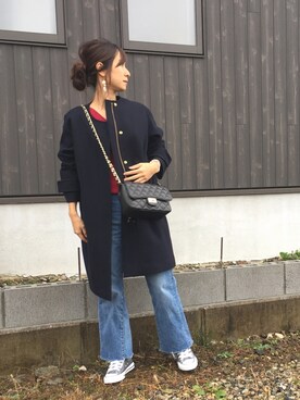 「Spick & Span（スピックアンドスパン）のアイテム（ジャケット/アウター）」を使った、Haru☆さん（レディース・153cm）の冬コーディネート