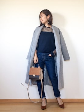 Haru☆さん（レディース・153cm）の冬コーディネート