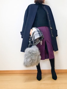 「Spick & Span（スピックアンドスパン）のアイテム（ジャケット/アウター）」を使った、Haru☆さん（レディース・153cm）の冬コーディネート