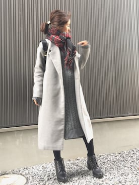 Haru☆さん（レディース・153cm）の冬コーディネート