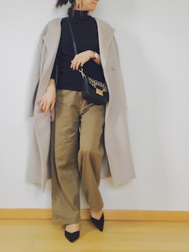 「IMAGE COLLECTION（イマージュコレクション）のアイテム（その他アウター）」を使った、Haru☆さん（レディース・153cm）の冬コーディネート