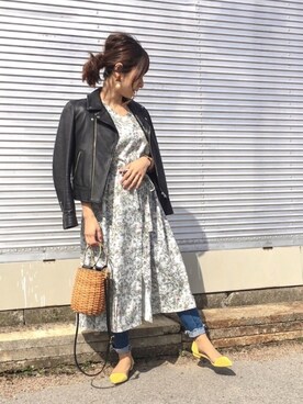 「Spick & Span（スピックアンドスパン）のアイテム（ジャケット/アウター）」を使った、Haru☆さん（レディース・153cm）の春コーディネート