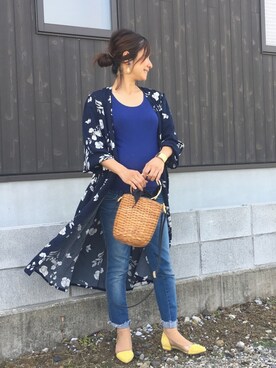 「REAL CUBE（リアルキューブ）のアイテム（ワンピース/ドレス）」を使った、Haru☆さん（レディース・153cm）の春コーディネート