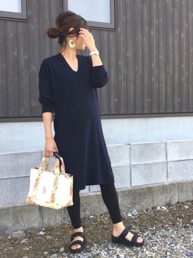 「GLOBAL WORK（グローバルワーク）のアイテム（ワンピース/ドレス）」を使った、Haru☆さん（レディース・153cm）の春コーディネート