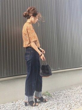 「STYLE DELI（スタイルデリ）のアイテム」を使った、Haru☆さん（レディース・153cm）の夏コーディネート