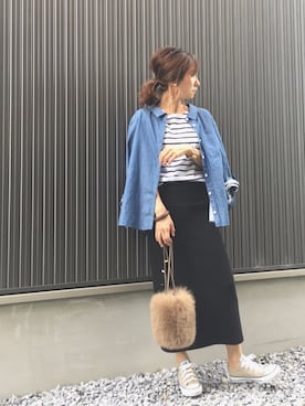 「CIAOPANIC TYPY（チャオパニックティピー）のアイテム（アクセサリー）」を使った、Haru☆さん（レディース・153cm）の秋コーディネート